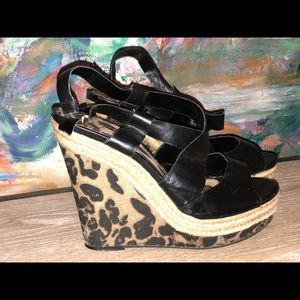 Jessica Simpson JP-Mason Wedge Sandals High Heel